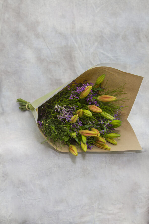 Lily Bunch - 10 Lilies with Greenery & Filler