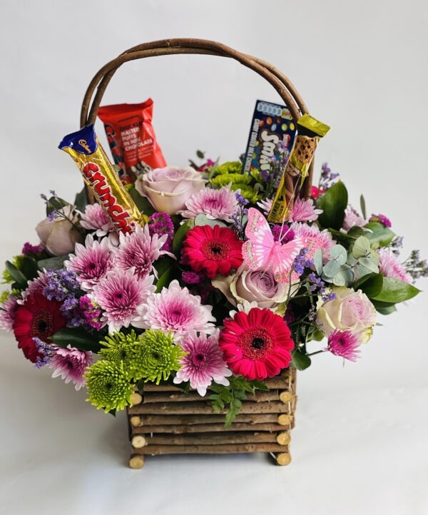 Sweet Treat Flower Basket